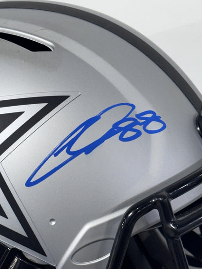 CeeDee Lamb Signed Cowboys Riddell Rave Speed Authentic Helmet Auto Fanatics COA