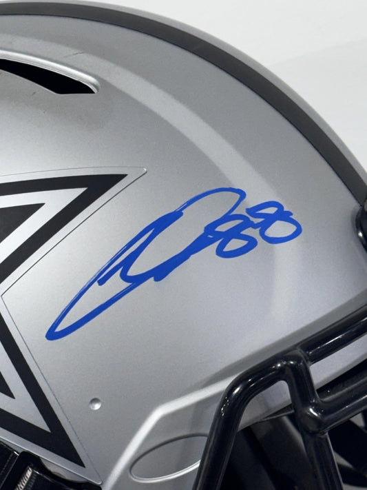 CeeDee Lamb Signed Cowboys Riddell Rave Speed Authentic Helmet Auto Fanatics COA