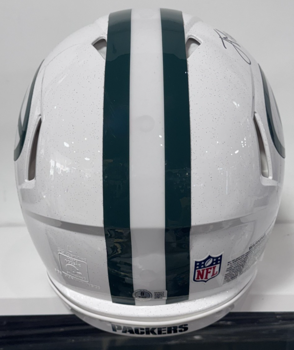 Jordan Love Signed GB Packers Riddell Alt Speed Authentic Helmet Auto BAS COA
