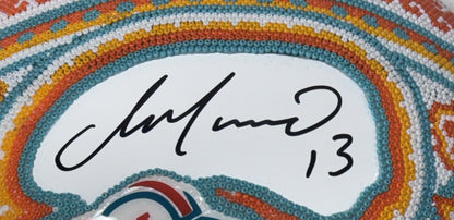 Dan Marino Signed Dolphins Custom 1/1 Authentic Riddell Helmet Auto Fanatics COA