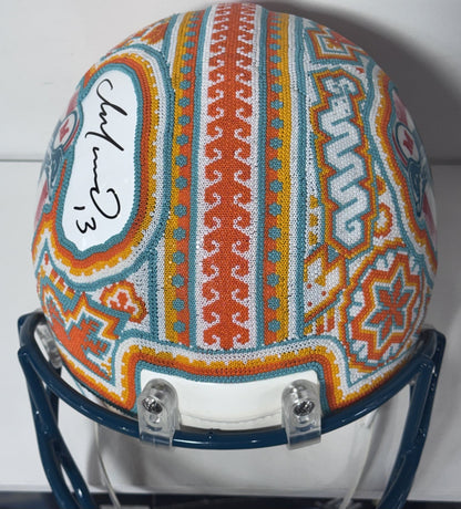 Dan Marino Signed Dolphins Custom 1/1 Authentic Riddell Helmet Auto Fanatics COA