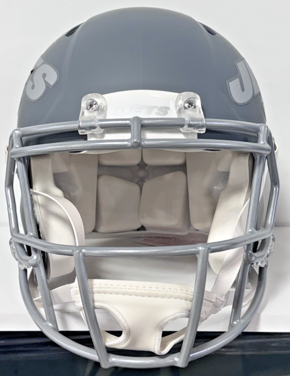 Joe Namath Signed Jets Riddell Slate Speed Authentic Helmet HOF 85 Auto Fanatics