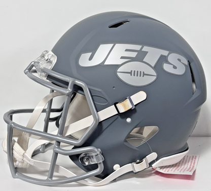 Joe Namath Signed Jets Riddell Slate Speed Authentic Helmet HOF 85 Auto Fanatics