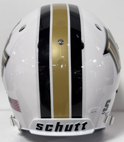 McKenzie Milton Signed UCF Schutt Helmet 2017 Real National Champs Auto JSA COA