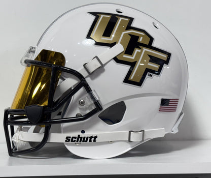 McKenzie Milton Signed UCF Schutt Helmet 2017 Real National Champs Auto JSA COA