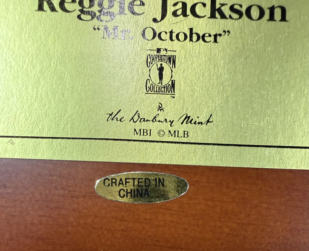 Reggie Jackson Mr. October Yankees 1999 All Star The Danbury Mint Figurine NIB