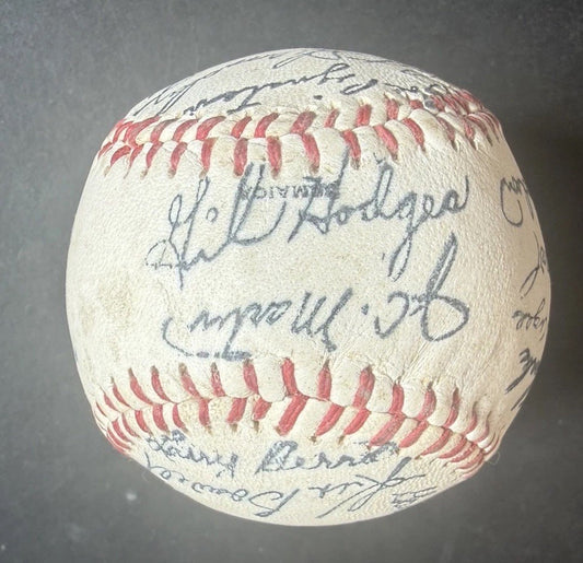1969 Ny Mets Facsimile Souvenir Team Signed Baseball Ryan Tom Seaver Gil Hodges