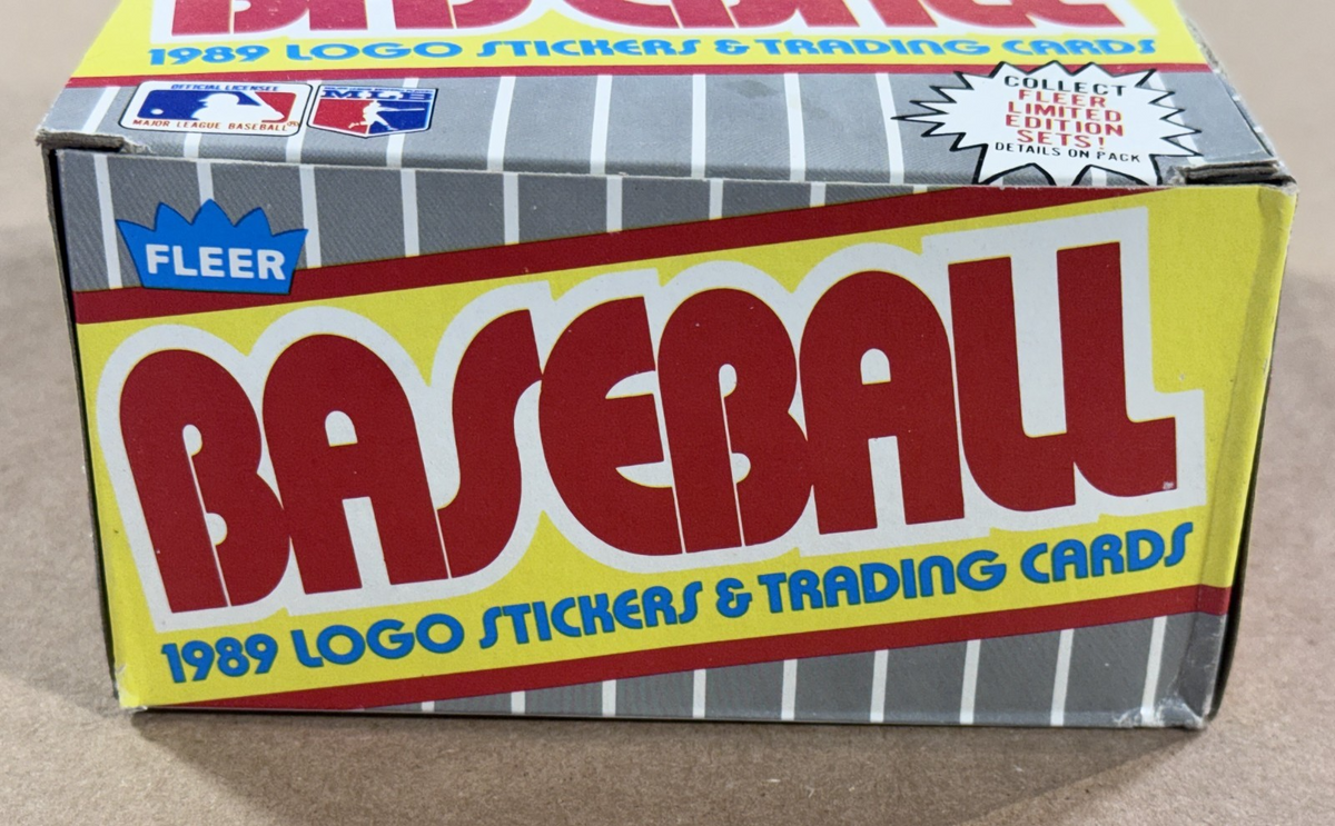1989 Fleer Baseball Wax Box From Fresh Case Bill Ripken FF Error 90101 Confirm