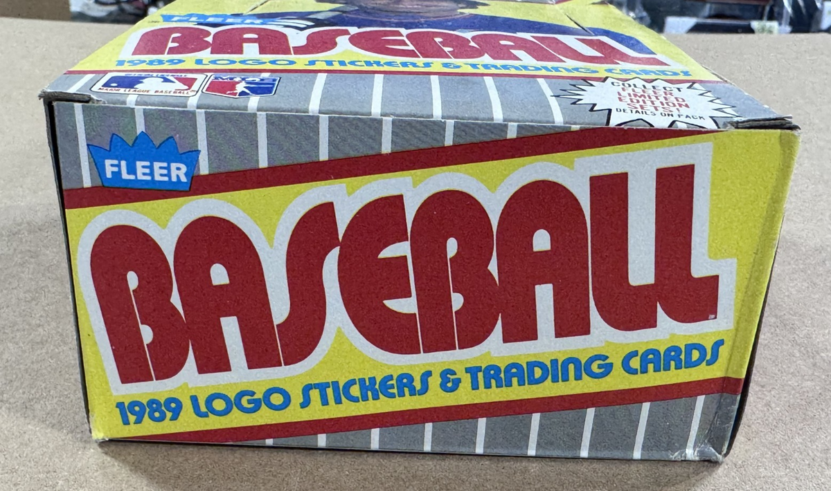 1989 Fleer Baseball Wax Box From Fresh Case Bill Ripken FF Error 90101 Confirm