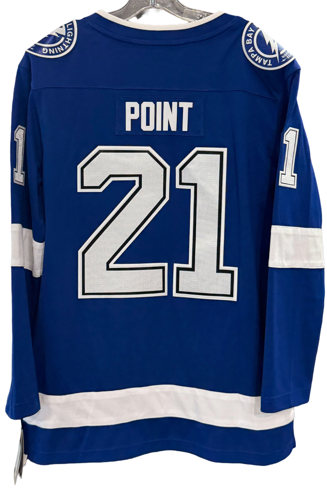 Brayden Point Blue TB Lightning Fanatics Breakaway Replica Hockey Jersey NWT XL