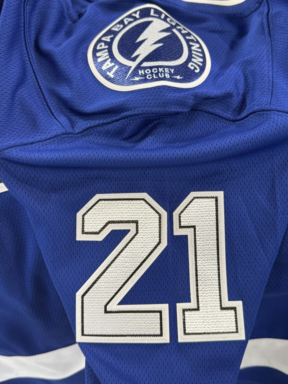 Brayden Point Blue TB Lightning Fanatics Breakaway Replica Hockey Jersey NWT XL