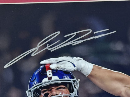 Jaxson Dart Cam Skattebo Signed 16x20 Photo Framed Giants Rookie Auto Fanatics