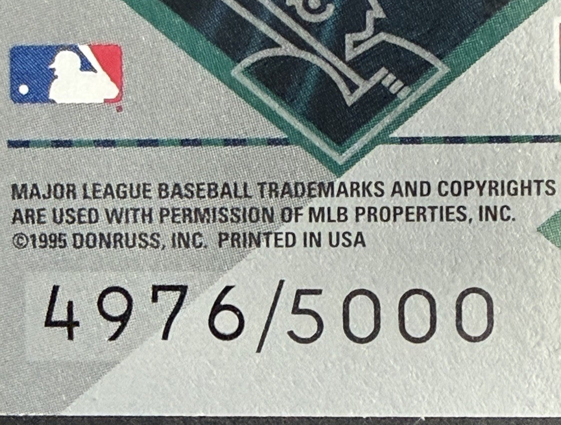 1996 Donruss Power Alley Ken Griffey Jr. / 5000 SSP Insert High End Beauty RARE