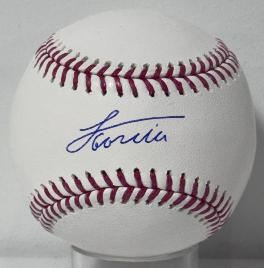 Luis Garcia Jr Signed Official Rawlings Baseball Auto Steiner CX COA NY Yankees
