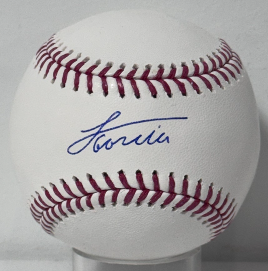 Luis Garcia Jr Signed Official Rawlings Baseball Auto Steiner CX COA NY Yankees