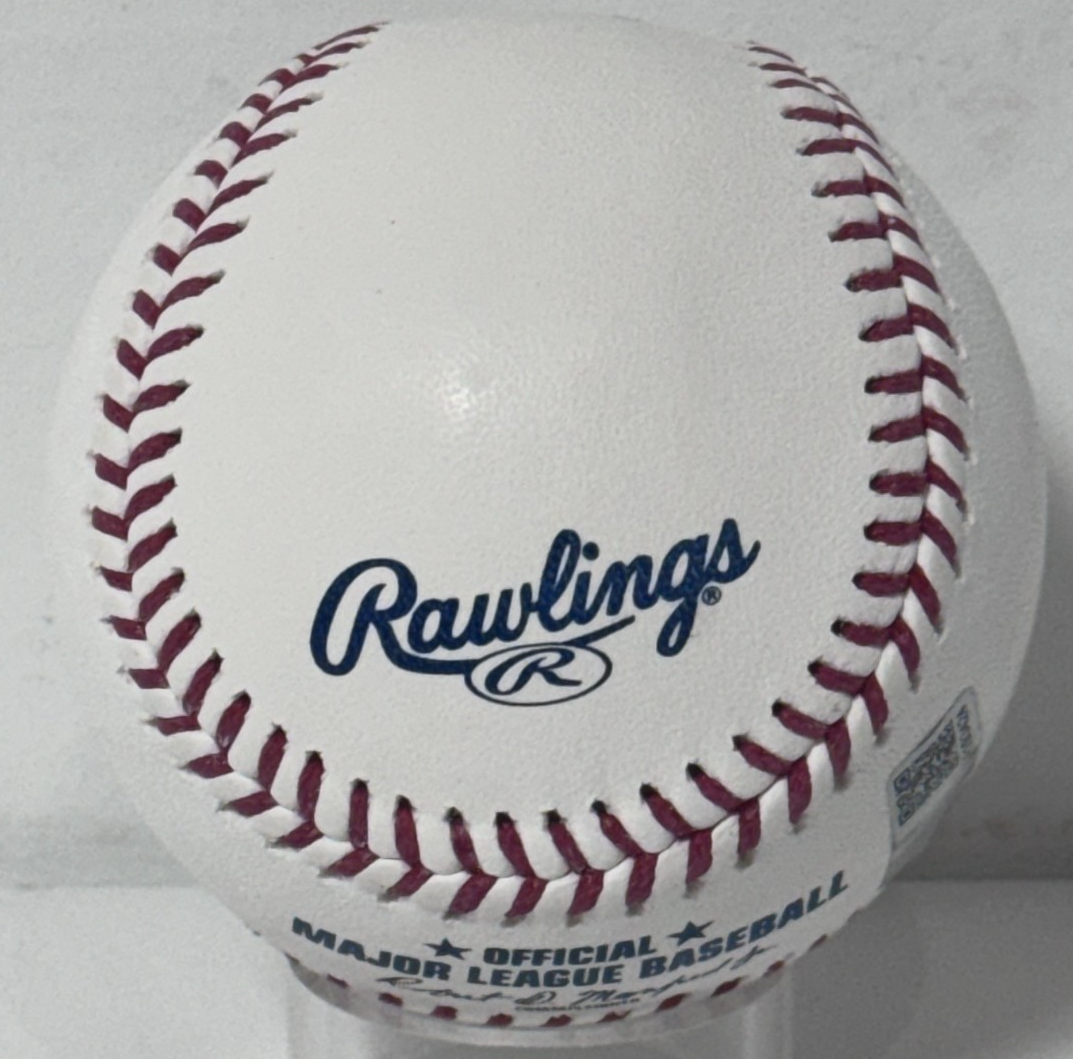 Luis Garcia Jr Signed Official Rawlings Baseball Auto Steiner CX COA NY Yankees