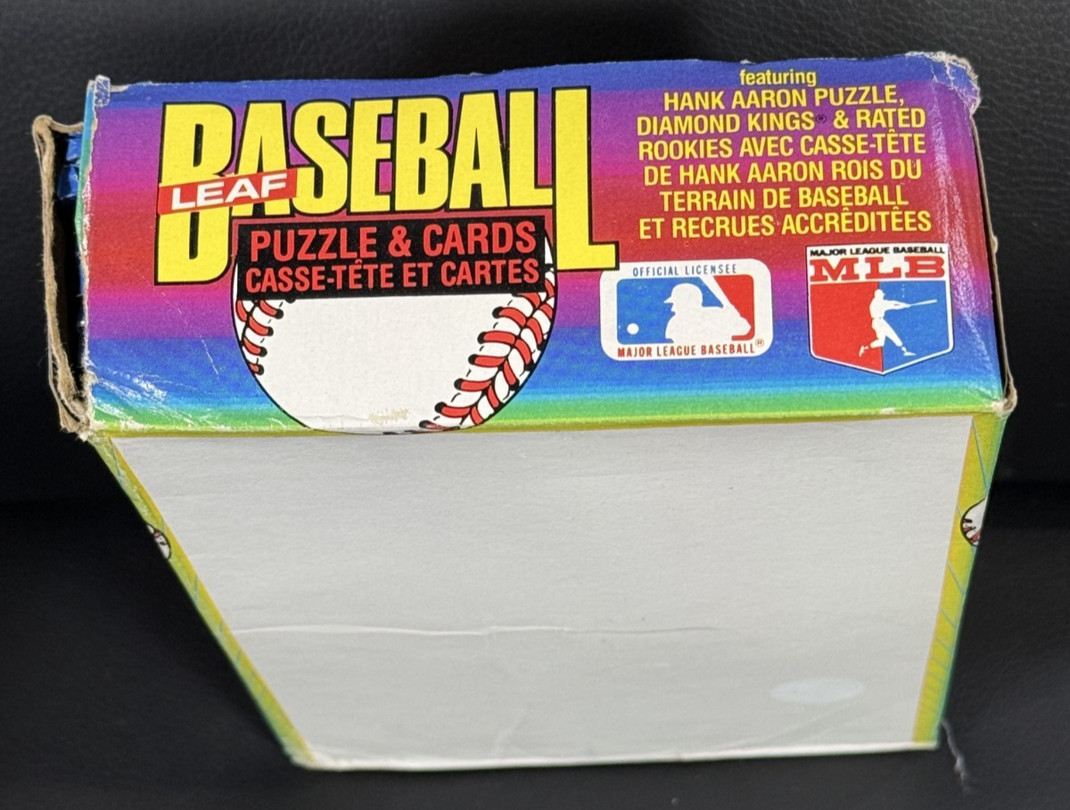 1986 Donruss Leaf Baseball Unopened Wax Box Mint 36 Packs Fred McGriiff Rc Fasc.
