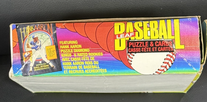 1986 Donruss Leaf Baseball Unopened Wax Box Mint 36 Packs Fred McGriiff Rc Fasc.