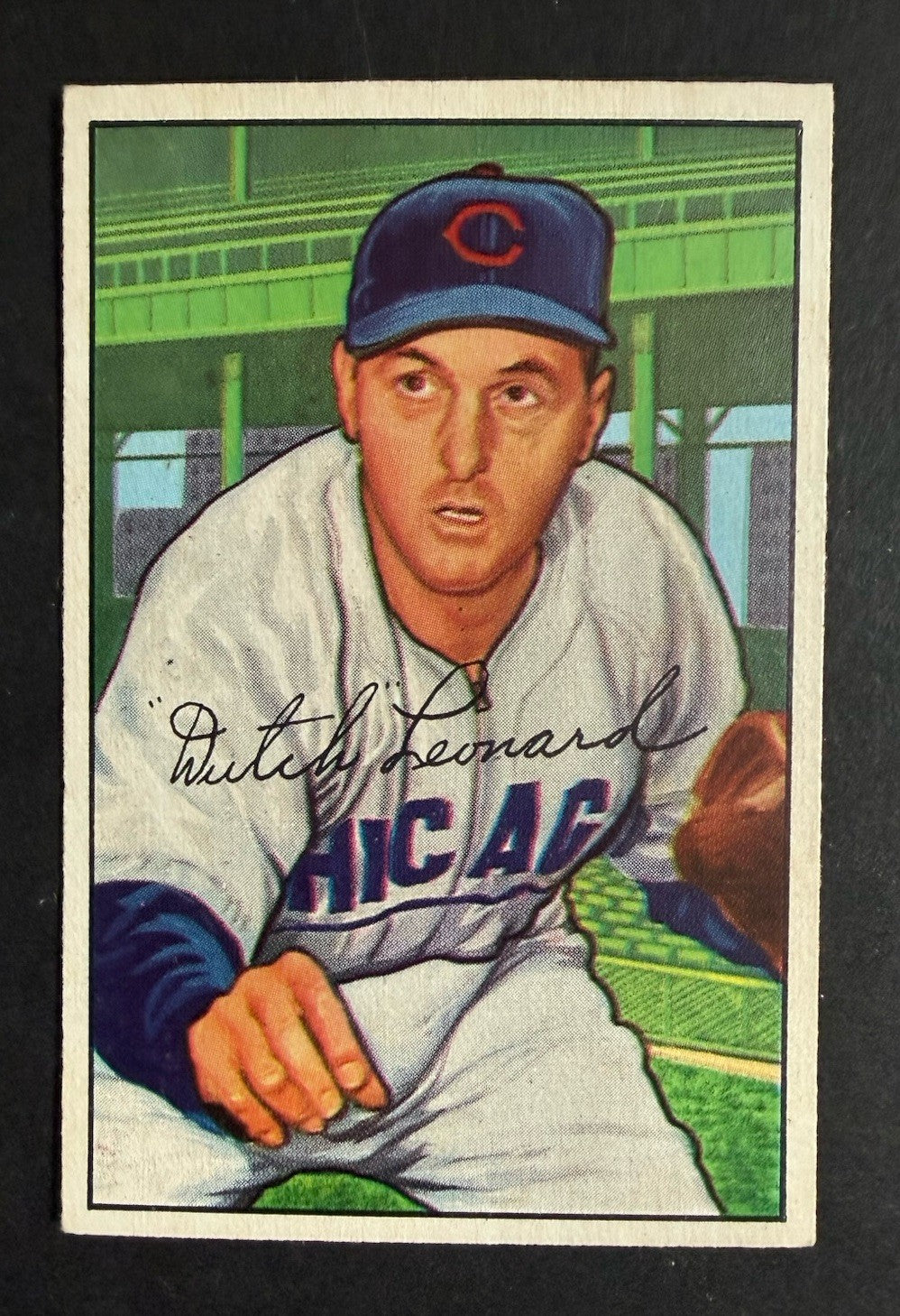 1952 Bowman Baseball #159 Dutch Leonard Ex - Nm Chicago Cubs