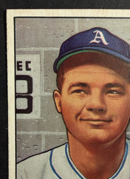 1952 Bowman #154 Ferris Fain Athletics NM Near Mint Centered Clean Beauty