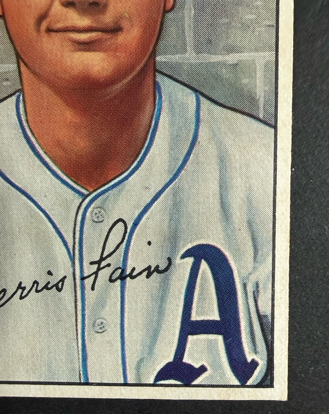 1952 Bowman #154 Ferris Fain Athletics NM Near Mint Centered Clean Beauty