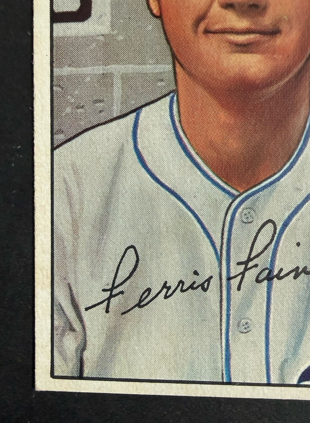 1952 Bowman #154 Ferris Fain Athletics NM Near Mint Centered Clean Beauty