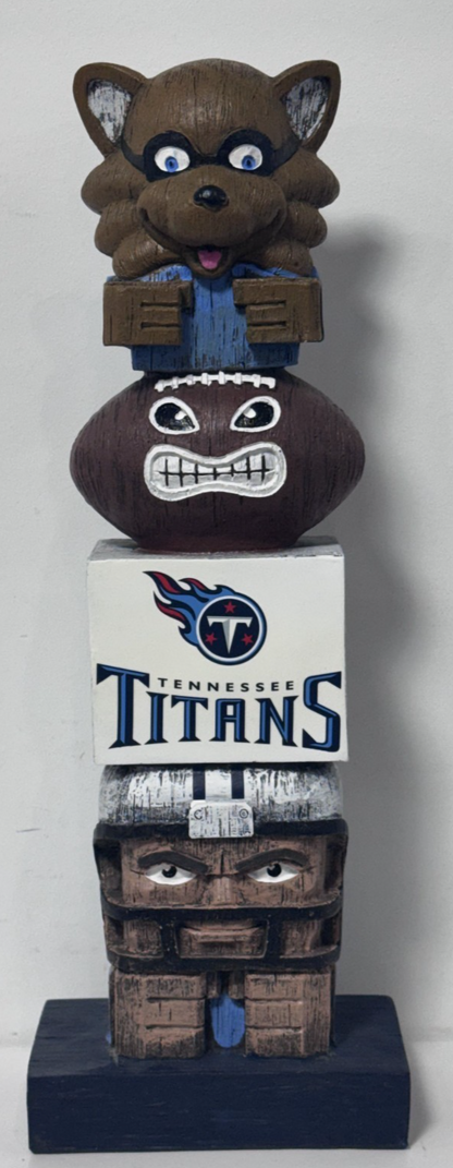 Tennessee Titans NFL Tiki Totem Lawn Garden Statue All Weather Figure Licensed