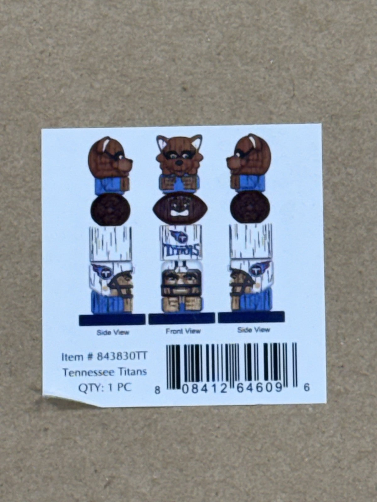 Tennessee Titans NFL Tiki Totem Lawn Garden Statue All Weather Figure Licensed