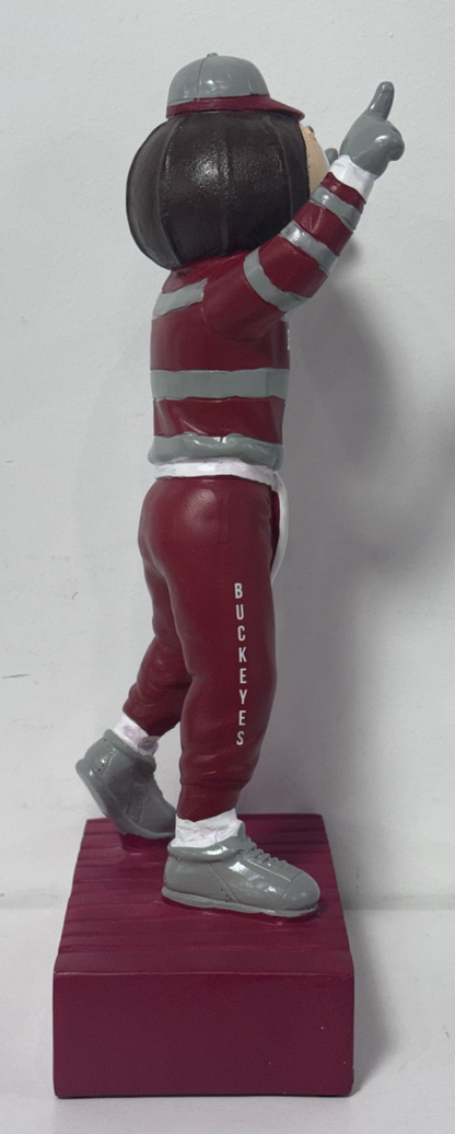 Ohio State University Garden Mascot Statue 12" Football Figurine Brutus Buckeyes