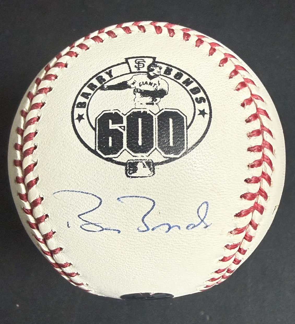 Barry Bonds Autographed Baseballl 600 Home Runs 119/600 With COA