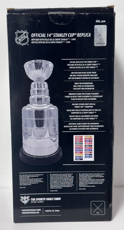 NY Islanders Dynasty Signed Stanley Cup Replica 6 Auto PSA COA Smith Potvin