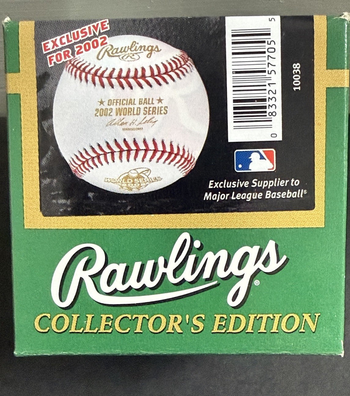 BARRY BONDS SIGNED 2002 Official WORLD SERIES BASEBALL Auto Bonds Authentic Coa