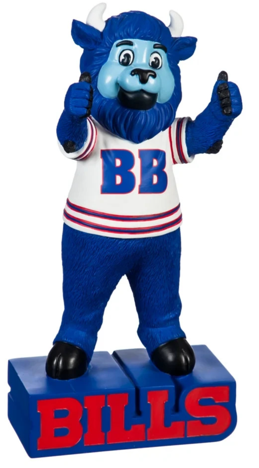 Buffalo Bills Garden Mascot Statue 12" NFL Football Figurine New Josh Allen NIB