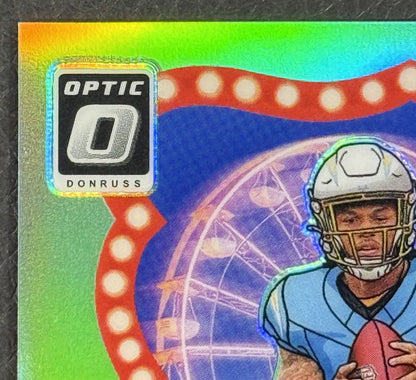 Mint 2025 Panini Optic Omarion Hampton Uptown #16 Rookie LA Chargers Magnet Case