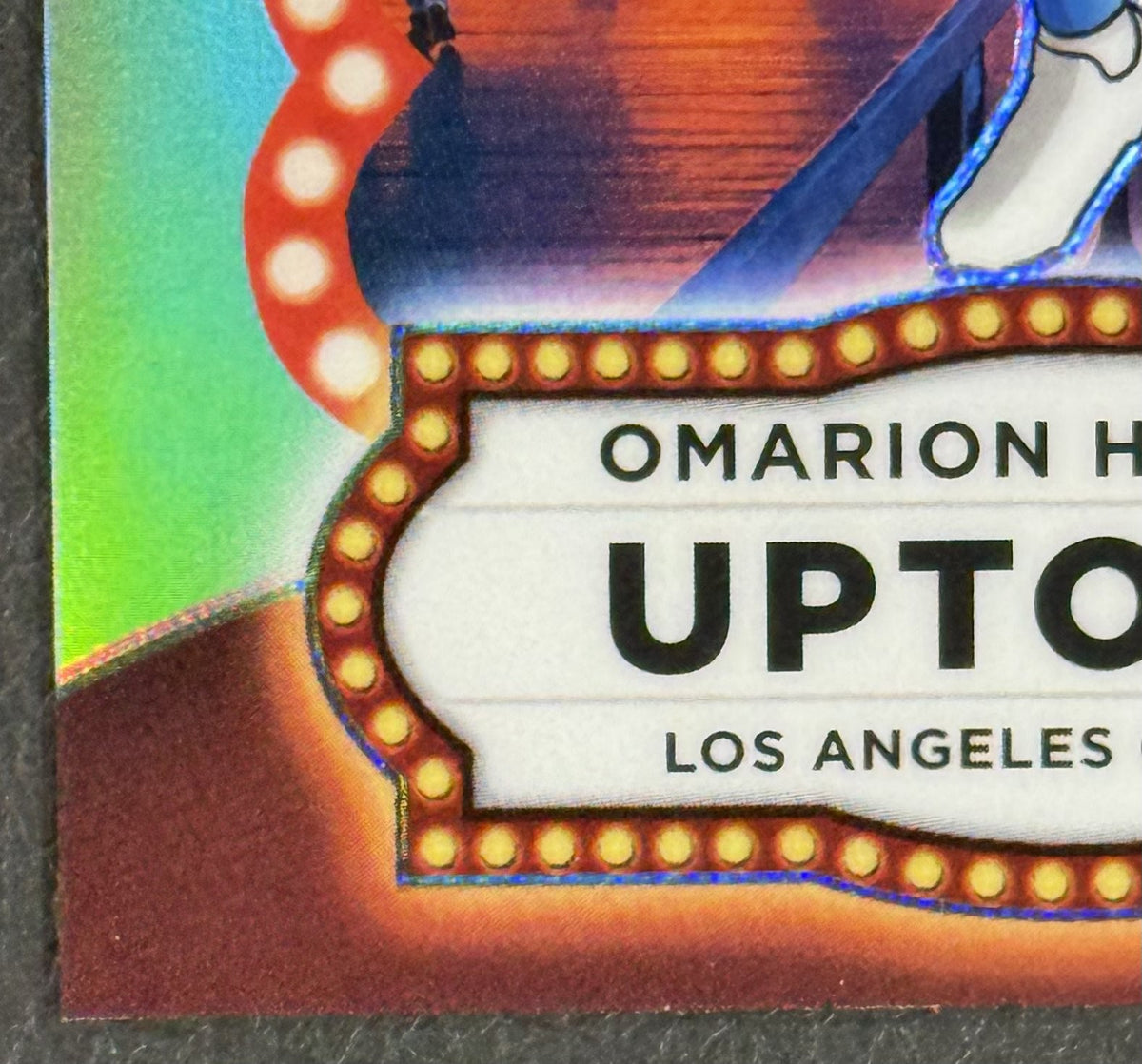 Mint 2025 Panini Optic Omarion Hampton Uptown #16 Rookie LA Chargers Magnet Case