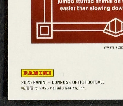 Mint 2025 Panini Optic Omarion Hampton Uptown #16 Rookie LA Chargers Magnet Case