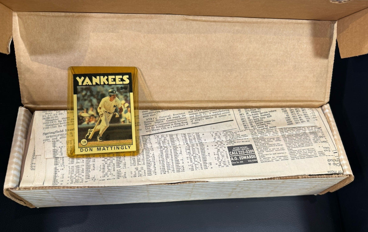 Topps 1986 MLB Baseball Card Complete Set Mint