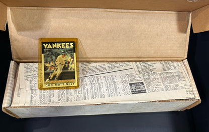 Topps 1986 MLB Baseball Card Complete Set Mint