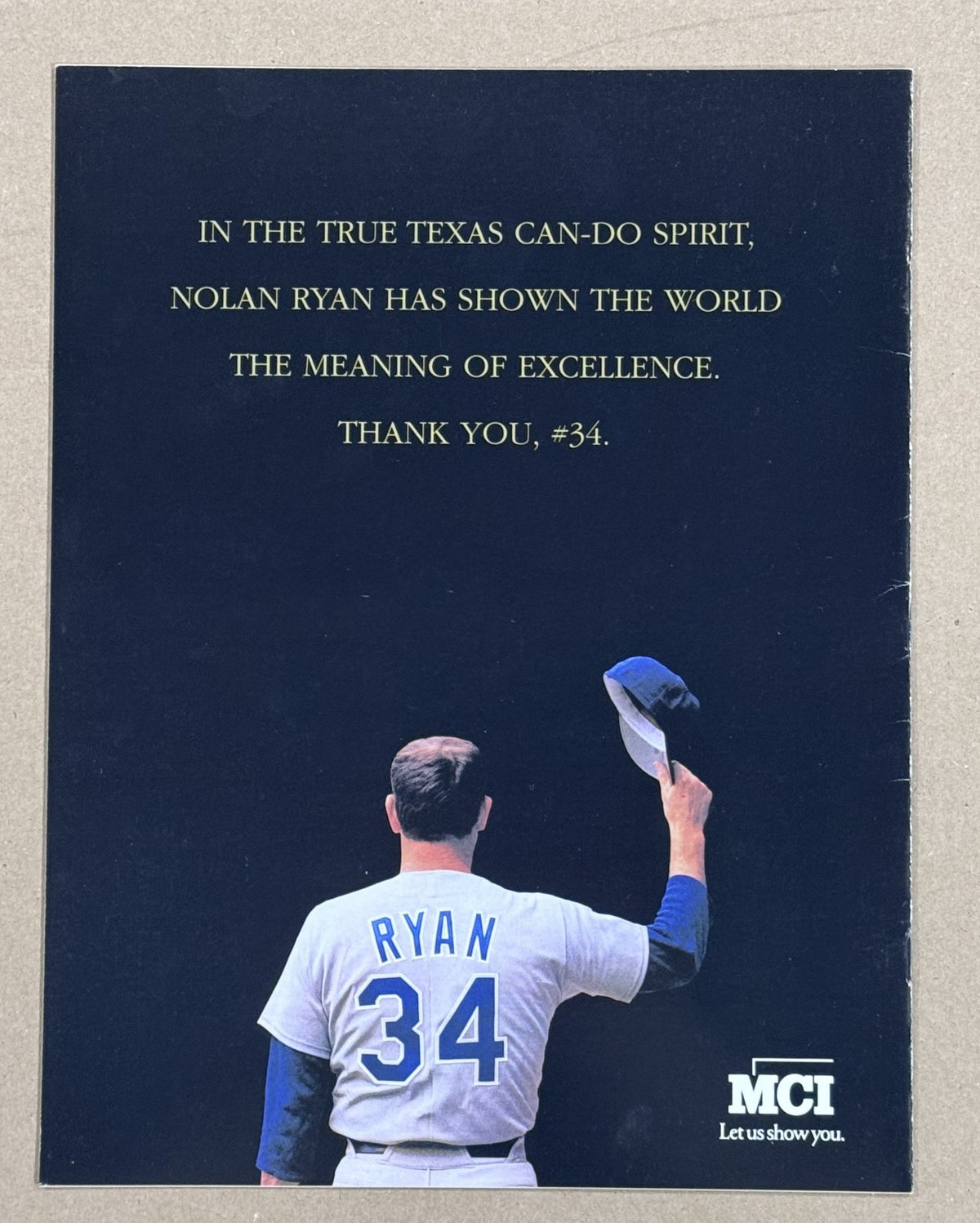 Nolan Ryan Signed 300 Win Cachet + Commemorative Program Auto COA Rangers HOF