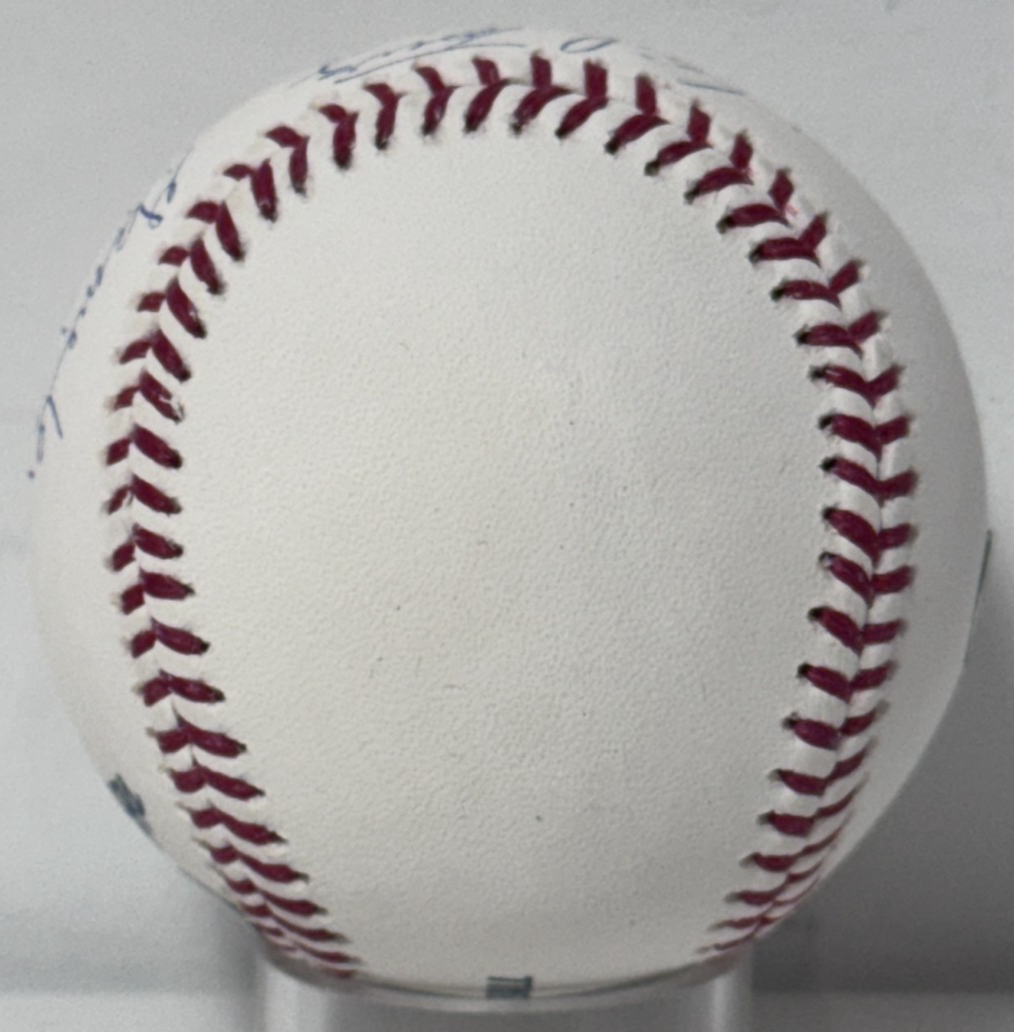 Mike Torrez Signed Official Baseball 77 WS Champs Clincher Yankees Auto Steiner