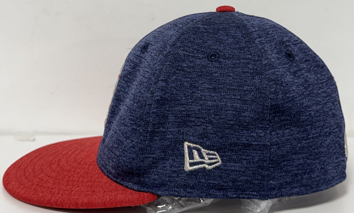 Aaron Hicks #31 Game Used NY Yankees New Era July 4 Hat Fanatics MLB Steiner COA
