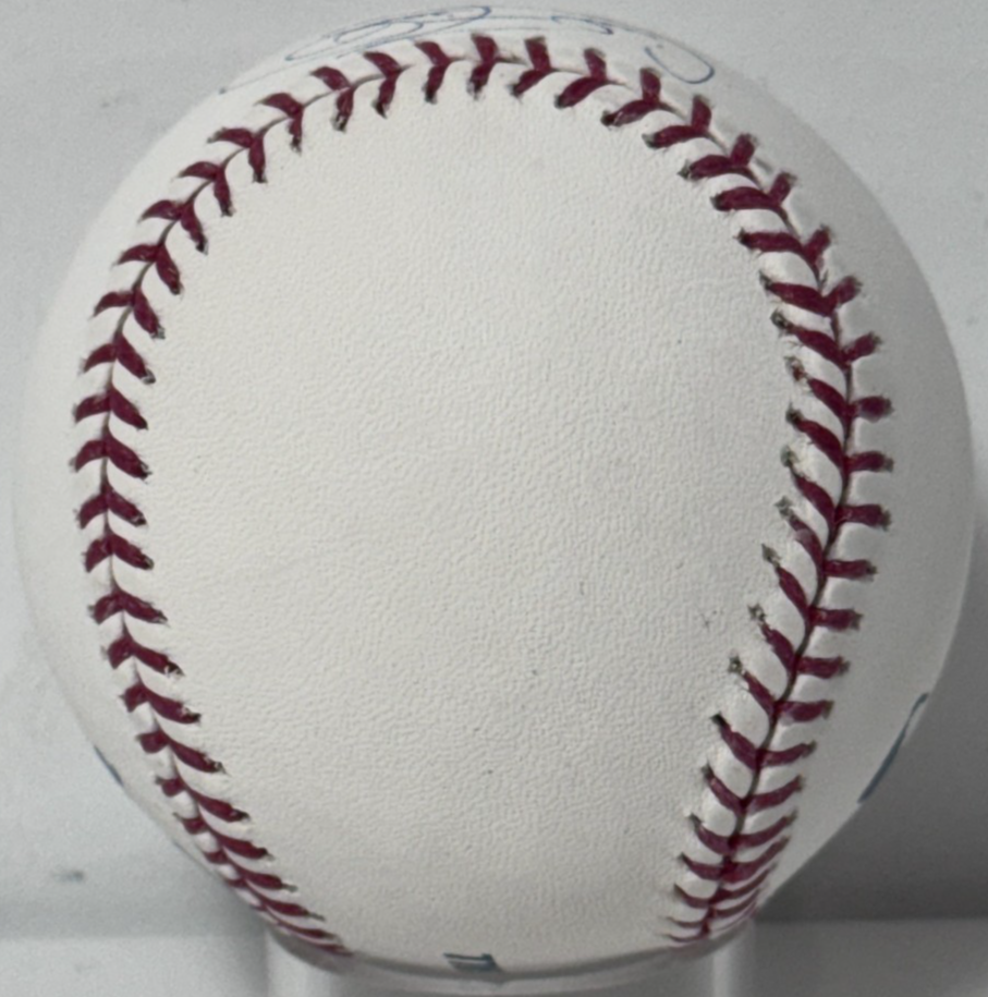 Cecil Fielder Signed Official Baseball RBI Champ Me and Babe Auto Steiner COA