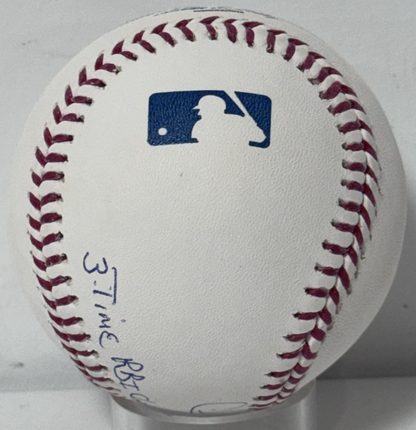 Cecil Fielder Signed Official Baseball RBI Champ Me and Babe Auto Steiner COA