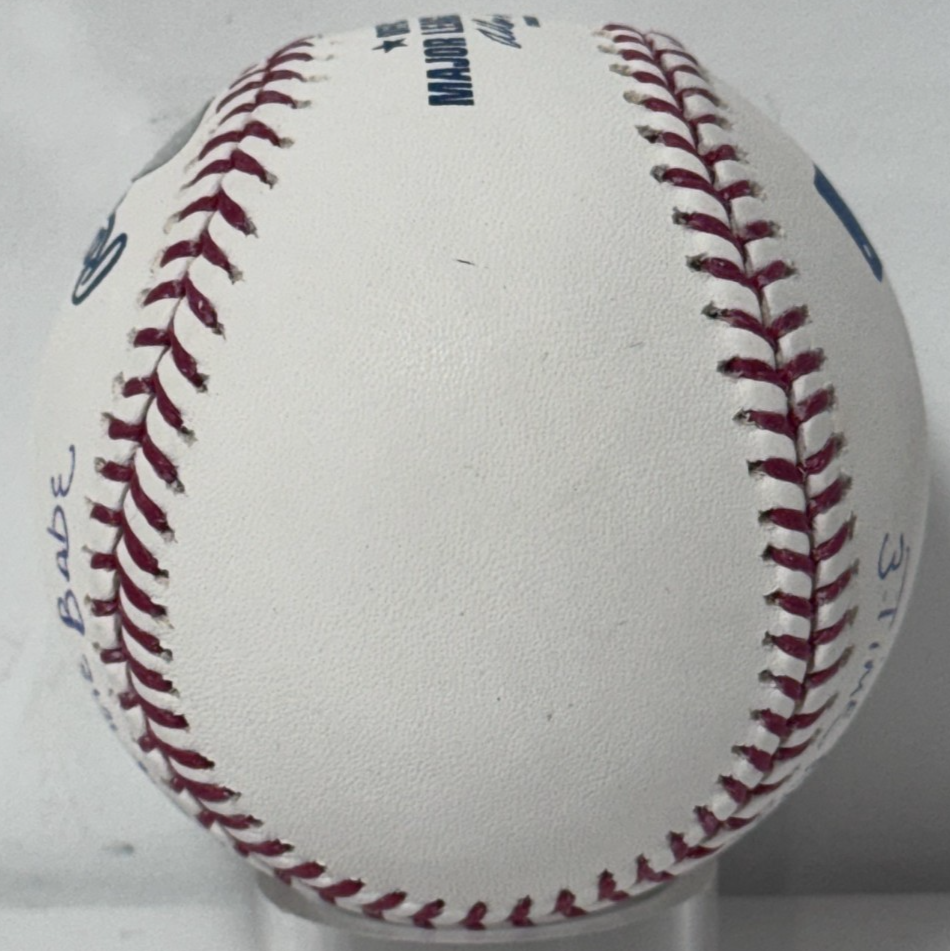 Cecil Fielder Signed Official Baseball RBI Champ Me and Babe Auto Steiner COA