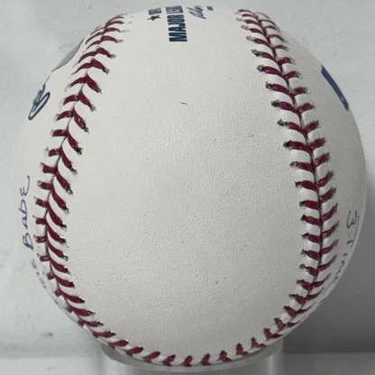 Cecil Fielder Signed Official Baseball RBI Champ Me and Babe Auto Steiner COA
