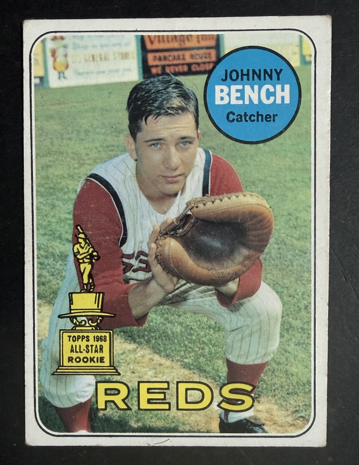 1969 Topps #95 Johnny Bench Rookie Trophy VG - Ex HOF Cincinnati Reds