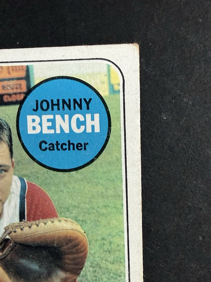 1969 Topps #95 Johnny Bench Rookie Trophy VG - Ex HOF Cincinnati Reds