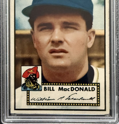 1952 Topps #138 Bill MacDonald PSA 6.5 NICER Dead Centered Low Pop Ex - Mint +