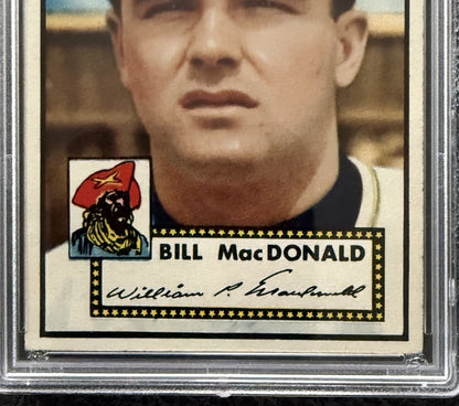 1952 Topps #138 Bill MacDonald PSA 6.5 NICER Dead Centered Low Pop Ex - Mint +