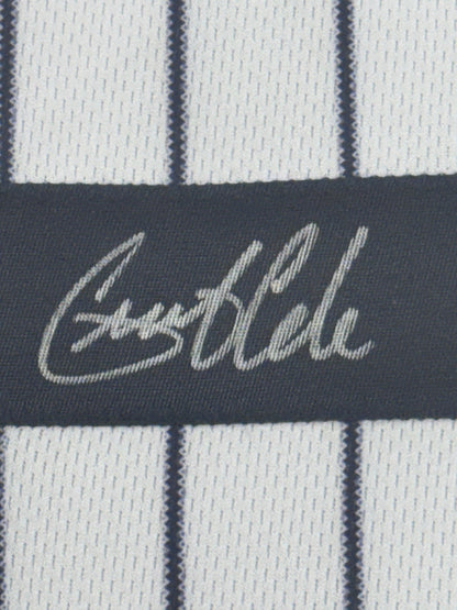 Gerrit Cole Signed Nike Jersey LE/23 Framed 2023 Stats Auto Fanatics COA Yankees